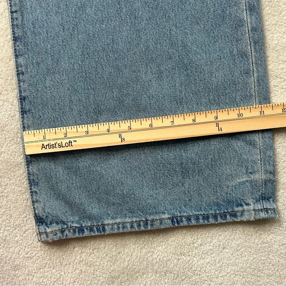 LEVI'S Women's Ribcage Wide Leg Jeans 30x34 Tint Story Medium Wash NWT